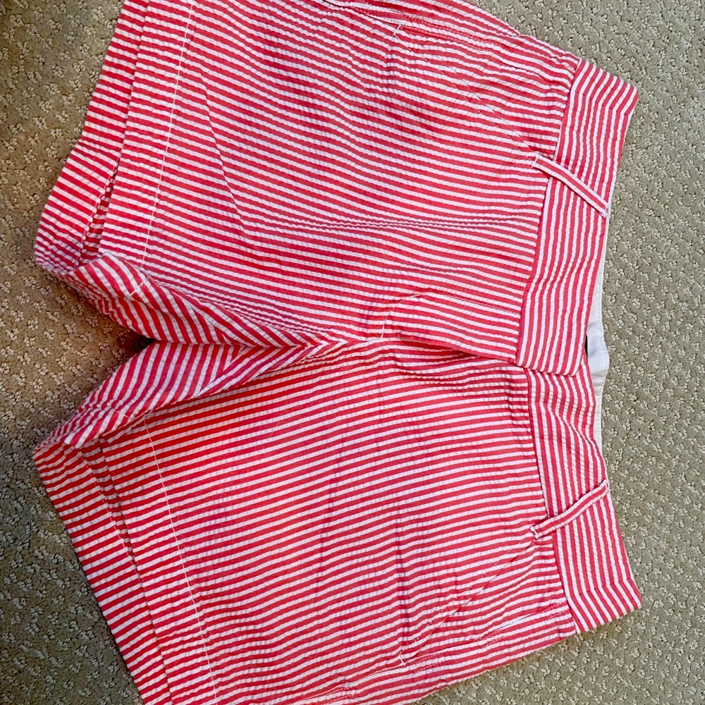 J Crew Seersucker Shorts